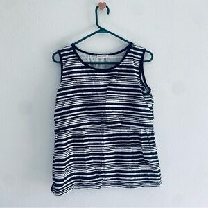 Smallshow black printed maternity tank top